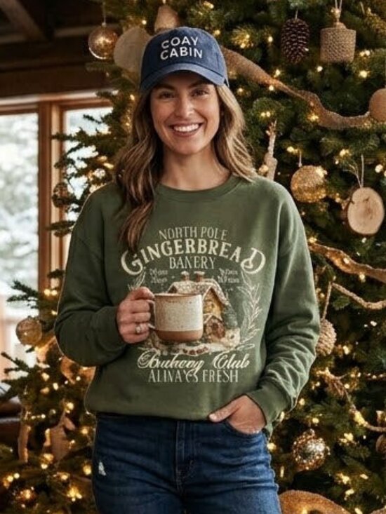 NORTH POLE GINGERBREAD BAKERY HOUSE NIP Tops - NORTH POLE GINGERBREAD BAKERY HOUSE NIP